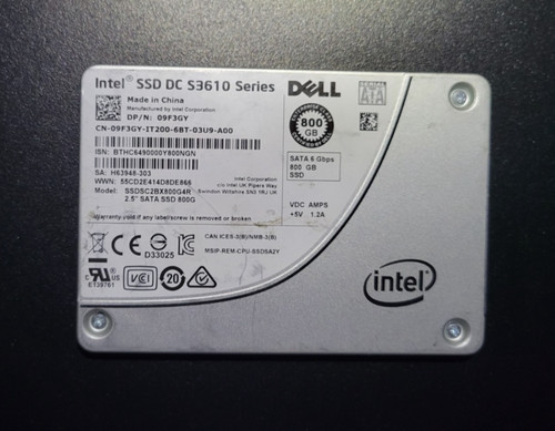Dell intel 800gb sata - 2.5",