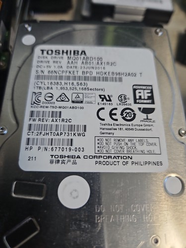 Toshiba mq01abd100 1tb 5in - 1tb, 2.5in