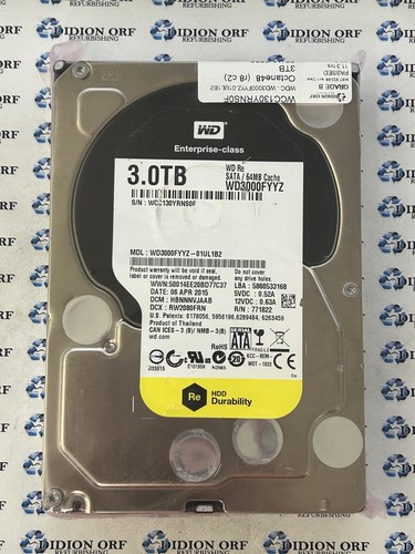Wdc 3tb sata hdd - wdc, rpm